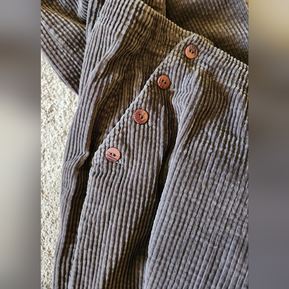 j jill corduroy sailor pant baggy barrel wide leg cotton minimal indie boho 14 - Picture 4 of 7